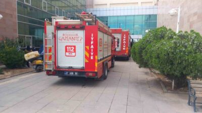 Gaziantep’in İslahiye ilçesinde bulunan devlet hastanesinin bodrum katında meydana gelen