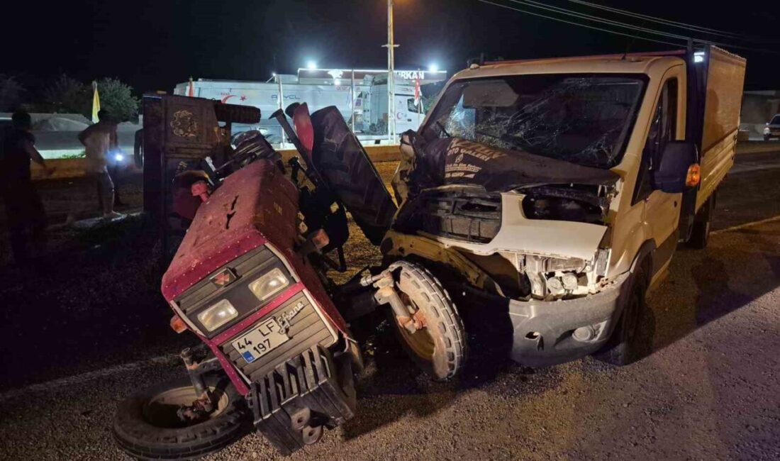 Gaziantep’in Yavuzeli ilçesinde kamyonet ile traktörün çarpışması sonucunda 3 kişi