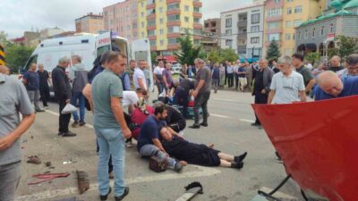 Giresun’un Eynesil ilçesinde bugün öğle saatlerinde meydana gelen trafik kazasında