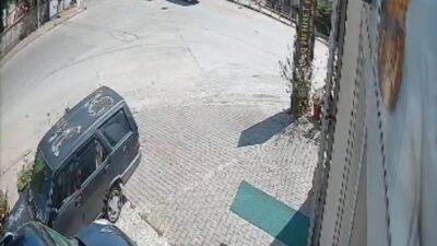 Safranbolu ilçesinde meydana gelen trafik kazasında, hafif ticari araç ile