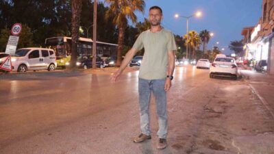 Adana’da bir halk otobüsü, seyir halindeyken bisikletli bir vatandaşa çarptı.