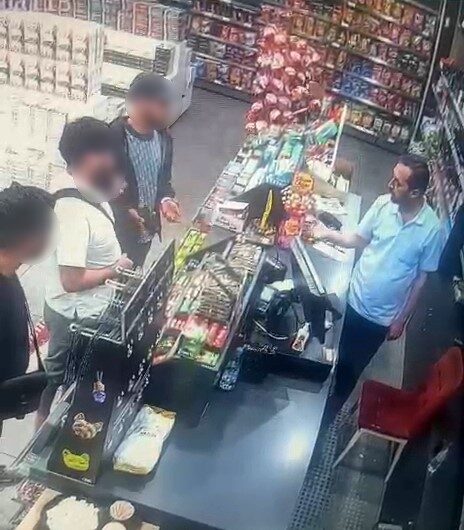 Edirne’nin Hamzabeyli yolu üzerinde bulunan bir akaryakıt istasyonunda yaşanan olayda,
