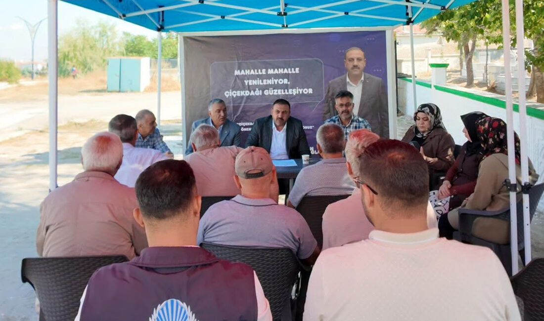 Çiçekdağı Belediye Başkanı Hasan Hakanoğlu, ilçede yürütülen hizmet ve altyapı