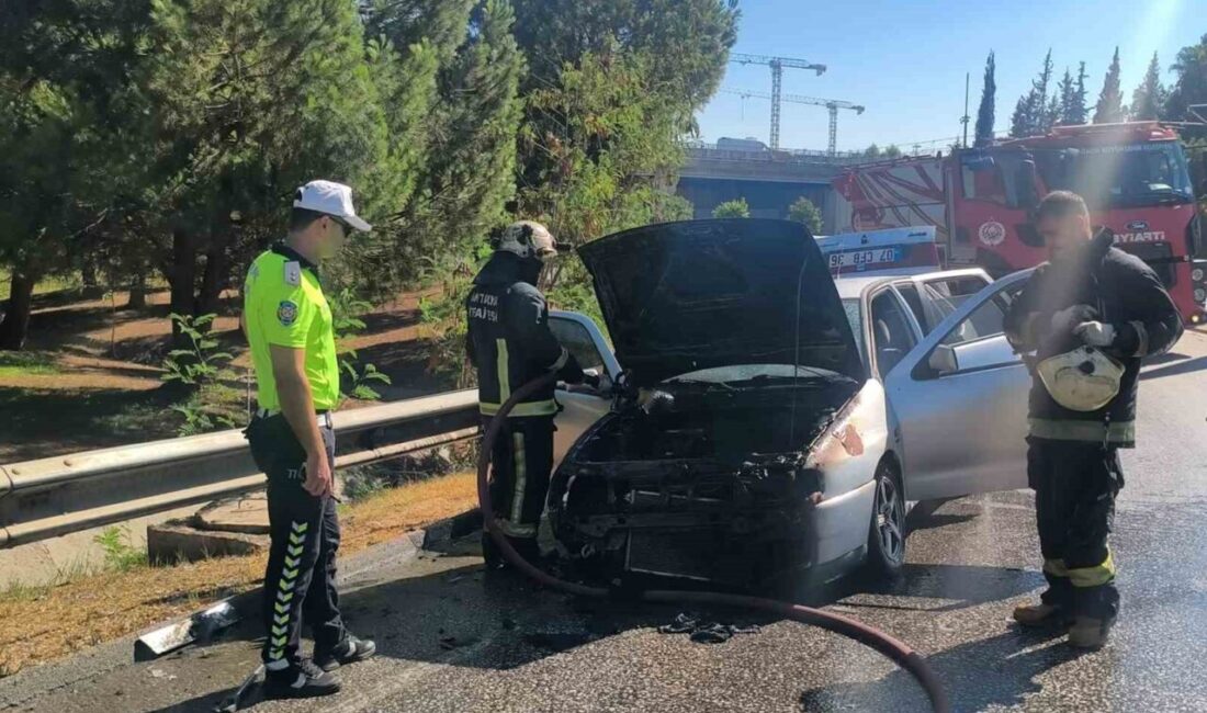Antalya’da, bir sürücü hastaneden taburcu olduktan sonra evine gitmek üzere