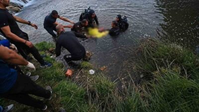 Van’ın Muradiye ilçesinde Bendimahi Çayı’na düşen 5 yaşındaki oğlunu kurtardıktan