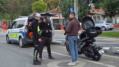 Hayrabolu ilçesinde, İlçe Emniyet Müdürlüğü Trafik Tescil ve Denetleme Büro
