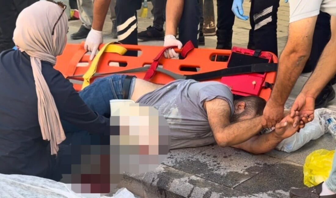 Aksaray’da bir hırdavatçıdan bıçak alan alkollü bir kişi, dükkandan çıktıktan