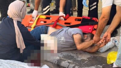 Aksaray’da bir hırdavatçıdan bıçak alan alkollü bir kişi, dükkandan çıktıktan