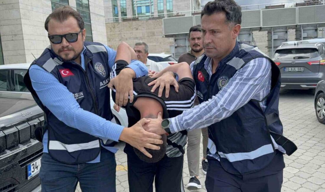 Samsun’da, husumet duyduğu kişiyi araçta sanarak tabancayla ateş eden bir