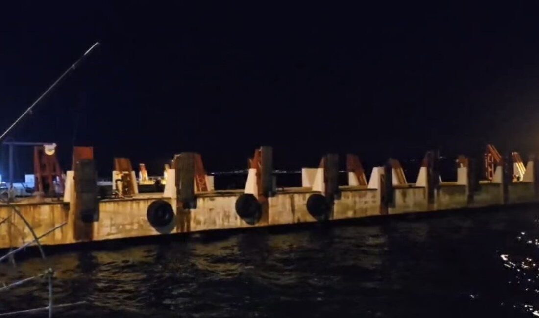 İstanbul Deniz Otobüsleri’ne ait bir deniz otobüsü, İstanbul-Mudanya seferi sırasında
