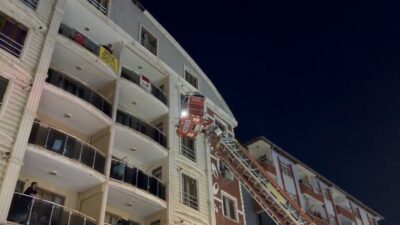 Iğdır’da bir apartmanın 4. katında bulunan dubleks dairede meydana gelen