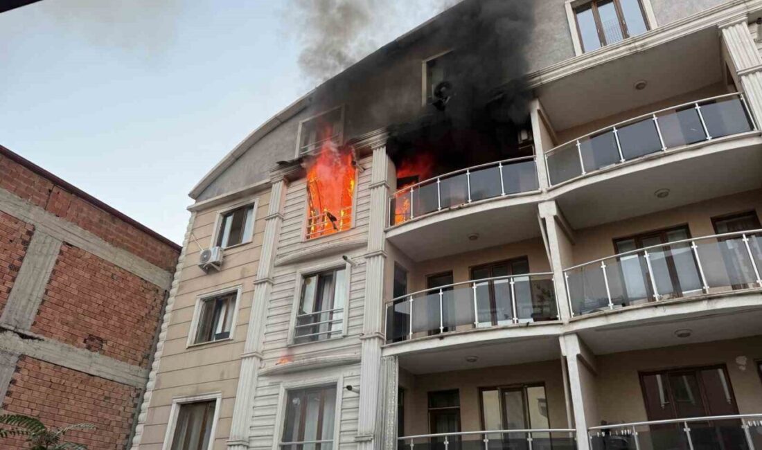 Iğdır ilinde, Topçular Mahallesi’nde bulunan bir binanın 4. katındaki dubleks
