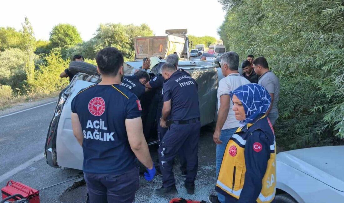 Adıyaman’da gerçekleşen trafik kazasında 2 kişi yaralandı. Otomobillerden biri kaza