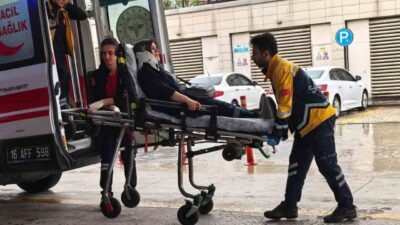 Bursa’nın İnegöl ilçesinde meydana gelen zincirleme kazada 2 kişi yaralandı.