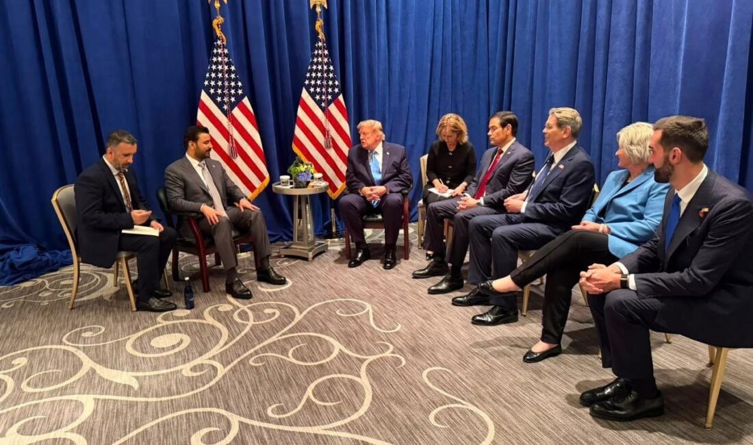 Irak Başbakanı Ali Zeydi, New York’ta ABD Başkanı Donald Trump