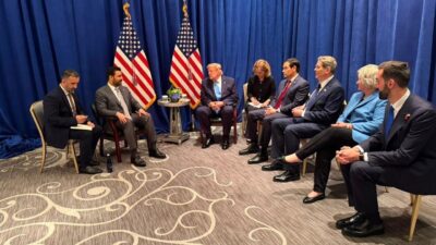 Irak Başbakanı Ali Zeydi, New York’ta ABD Başkanı Donald Trump