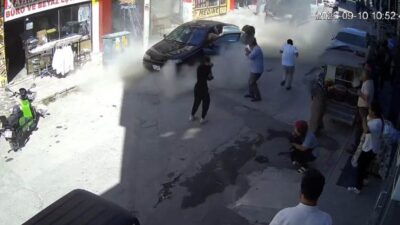 Ereğli ilçesinde bir iş yerinde meydana gelen tüp patlaması paniğe
