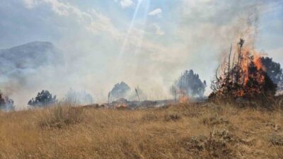 Yalvaç ilçesine bağlı Yukarıkaşıkara köyü Geven Alanı mevkisinde meydana gelen