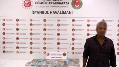 İstanbul Havalimanı’nda ele geçirilen 51 kilo 500 gram uyuşturucuyla ilgili