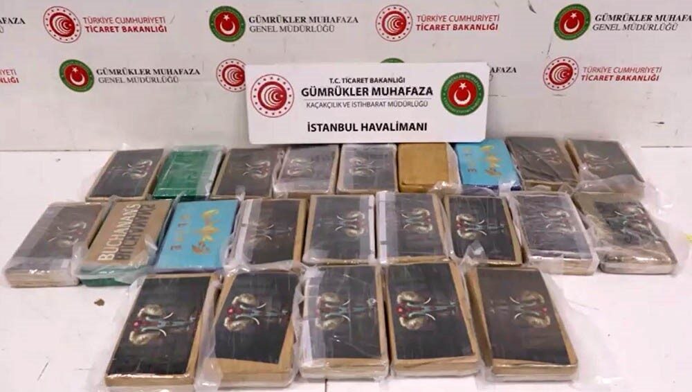 İstanbul Havalimanı’nda gerçekleşen bir uyuşturucu operasyonunda 51 kilo 500 gram