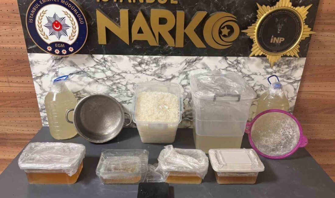 İstanbul Narkotik polisi, Esenyurt ve Küçükçekmece ilçelerinde düzenlediği operasyonda toplam