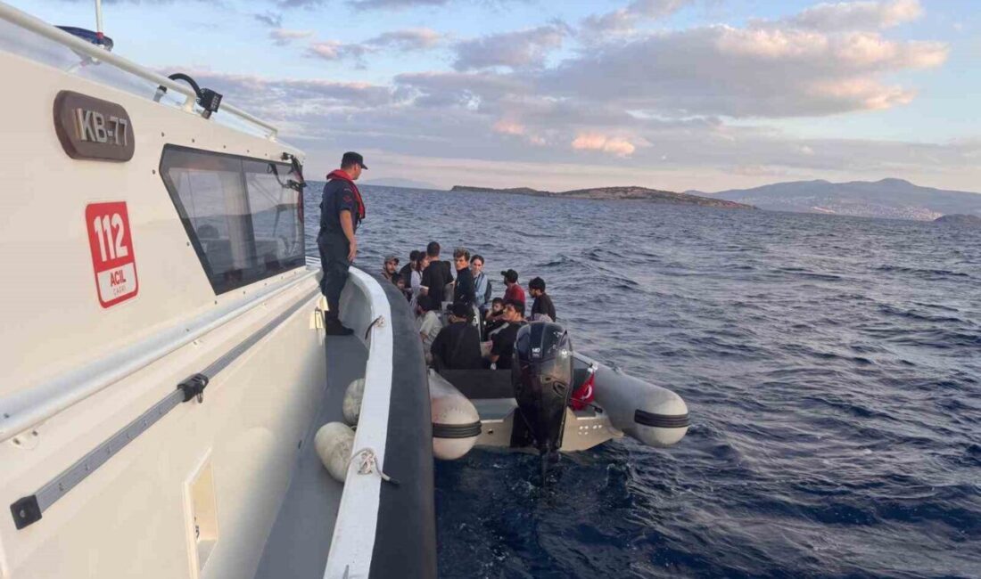 İzmir’in Aliağa ilçesi açıklarında Sahil Güvenlik ekipleri tarafından tespit edilen