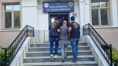 Ödemiş ilçesinde, uzun süredir aranan ve 8 yıl 8 ay