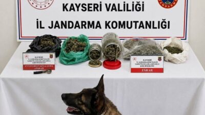 Kayseri’de jandarma ekiplerinin yaptığı operasyonda, bir kişinin evinde büyük miktarda
