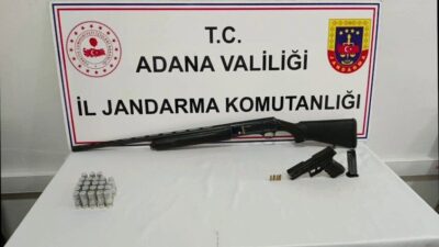 Adana’nın Ceyhan ilçesinde jandarma tarafından gerçekleştirilen operasyonlarda, 4 adet ruhsatsız