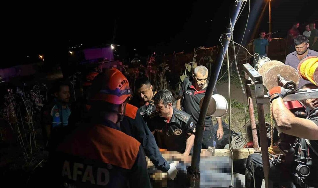 Kahramanmaraş’ta kuyu yapımı sırasında çalışan 2 işçi, kuyuya düşerek yaşamını