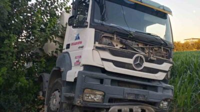 İncirliova ilçesinde meydana gelen elim kazada, kalp krizi geçiren beton