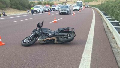 Bursa’da Gebze-Orhangazi-İzmir otoyolunda bir kamyonun arkasına çarpan motosiklet sürücüsü hayatını