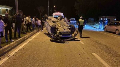 Bursa’nın İnegöl ilçesinde meydana gelen trafik kazasında, bir kamyonet ile