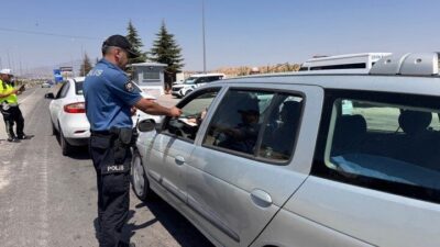 Karaman’da polis tarafından gerçekleştirilen asayiş ve trafik denetimleri sonucunda 13