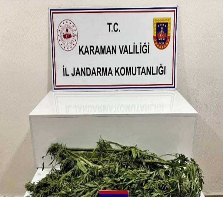 Karaman’da Jandarma ekiplerinin son bir hafta içerisinde gerçekleştirdiği asayiş, narkotik