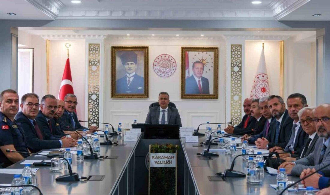 Karaman’da, 2026-2027 akademik yılı öncesi Üniversite Güvenlik Koordinasyon Toplantısı düzenlendi.