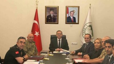 Kars Valisi Ziya Polat başkanlığında gerçekleştirilen İl Güvenlik ve Asayiş