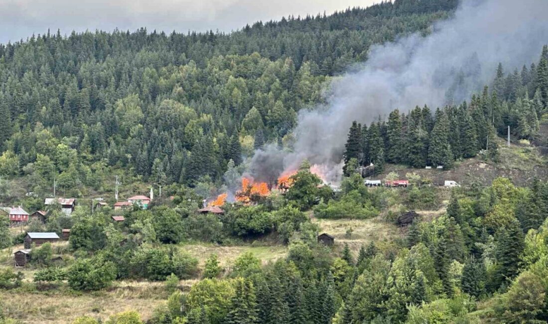 Kastamonu’nun İnebolu ilçesinde meydana gelen bir ev yangını, üç eve