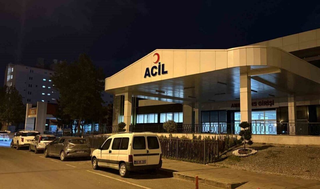 Kayseri’nin Hacılar ilçesinde, babasının kucağında yürürken kayalık alandan düşen taş
