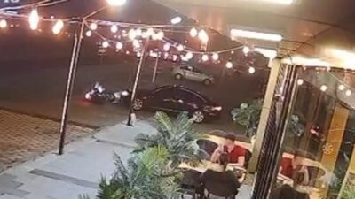 Kayseri’nin Kocasinan ilçesinde meydana gelen trafik kazasında, bir motosiklet sürücüsü