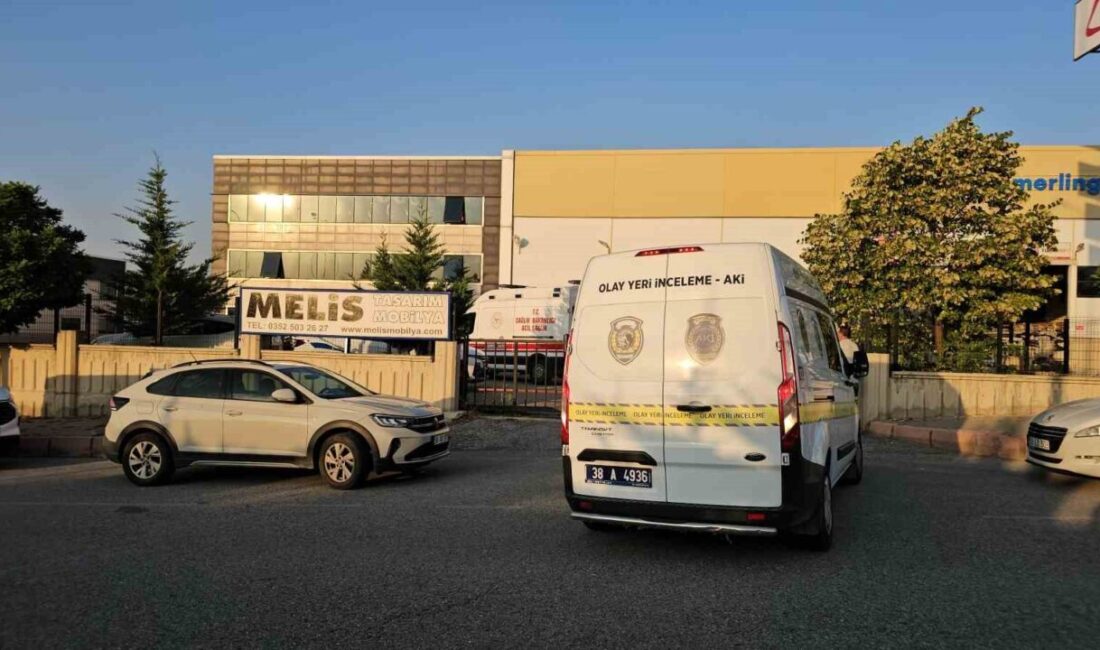 Melikgazi ilçesinde bir kişi, Mimarsinan Organize Sanayi Bölgesi’nde bulunan bir