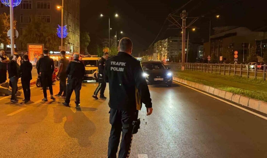 Kocasinan ilçesinde bir motosiklet, Sahabiye Mahallesi Sivas Bulvarı’nda yolun karşısına