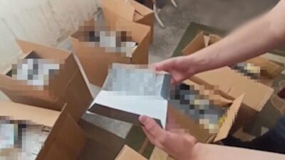 Kayseri’de emniyet güçleri tarafından gerçekleştirilen operasyonda sigara kaçakçılığı yaptıkları tespit