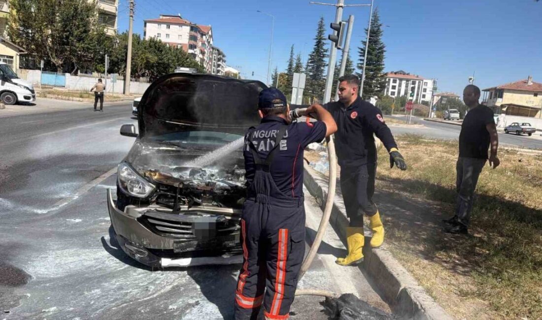 Sungurlu, Çorum ilçesinde meydana gelen bir olayda, hafif ticari aracın