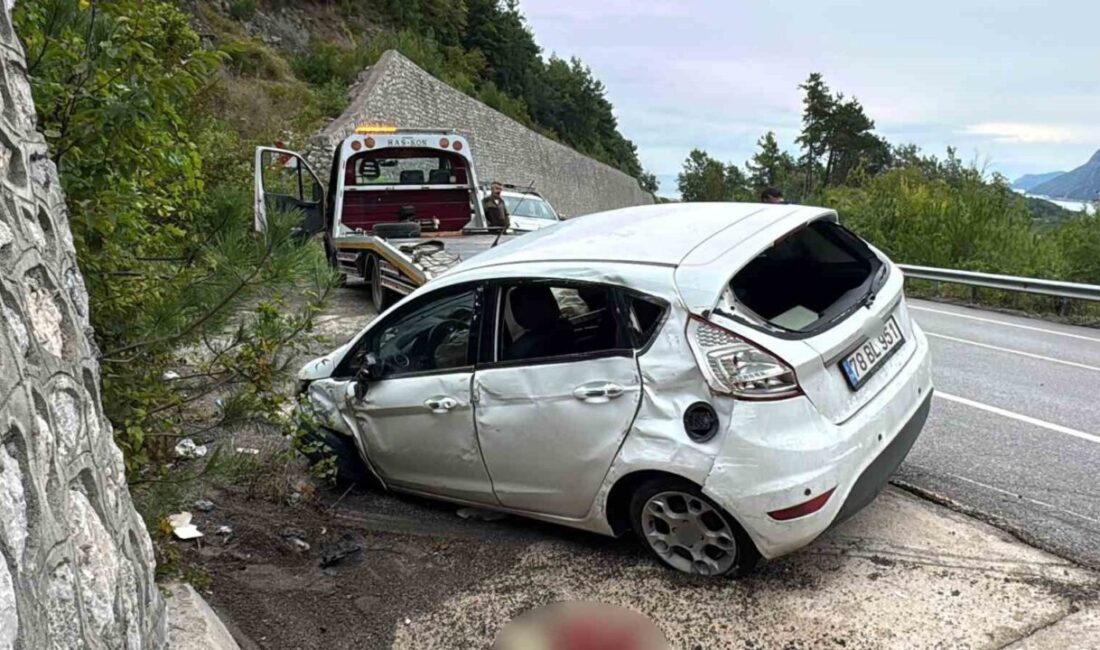 Amasra ilçesinde meydana gelen trafik kazasında ağır yaralanan 3 aylık