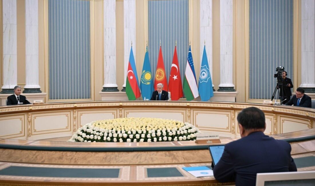 Kazakistan Cumhurbaşkanı Kasım Cömert Tokayev, Türk Devletleri Teşkilatı (TDT) üyeleri