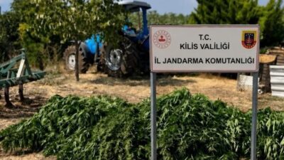 Kilis’te Jandarma ekipleri tarafından gerçekleştirilen operasyonda 40 kilo 500 gram