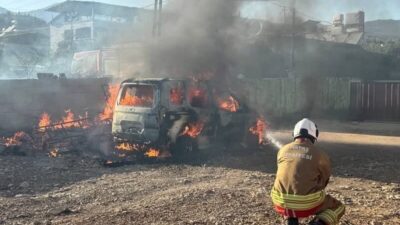 Kırıkhan ilçesinde meydana gelen yangın, Yeni Mahalle’de başladı ve hızla