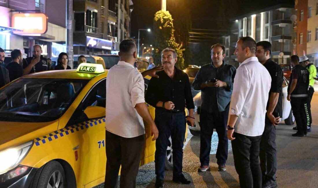 Kırıkkale’de, İl Emniyet Müdürü Mustafa Işık, kent genelinde yapılan denetim