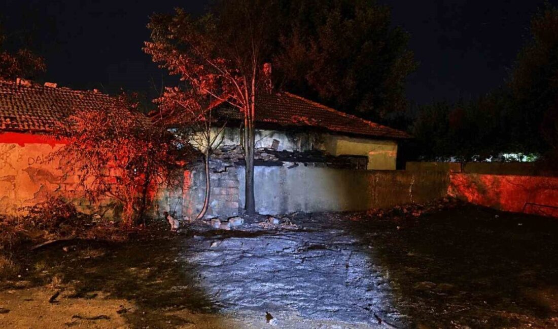 Kırıkkale’de, kontrollü bir şekilde yakılmak istenen otluk alandaki ateş, rüzgarın